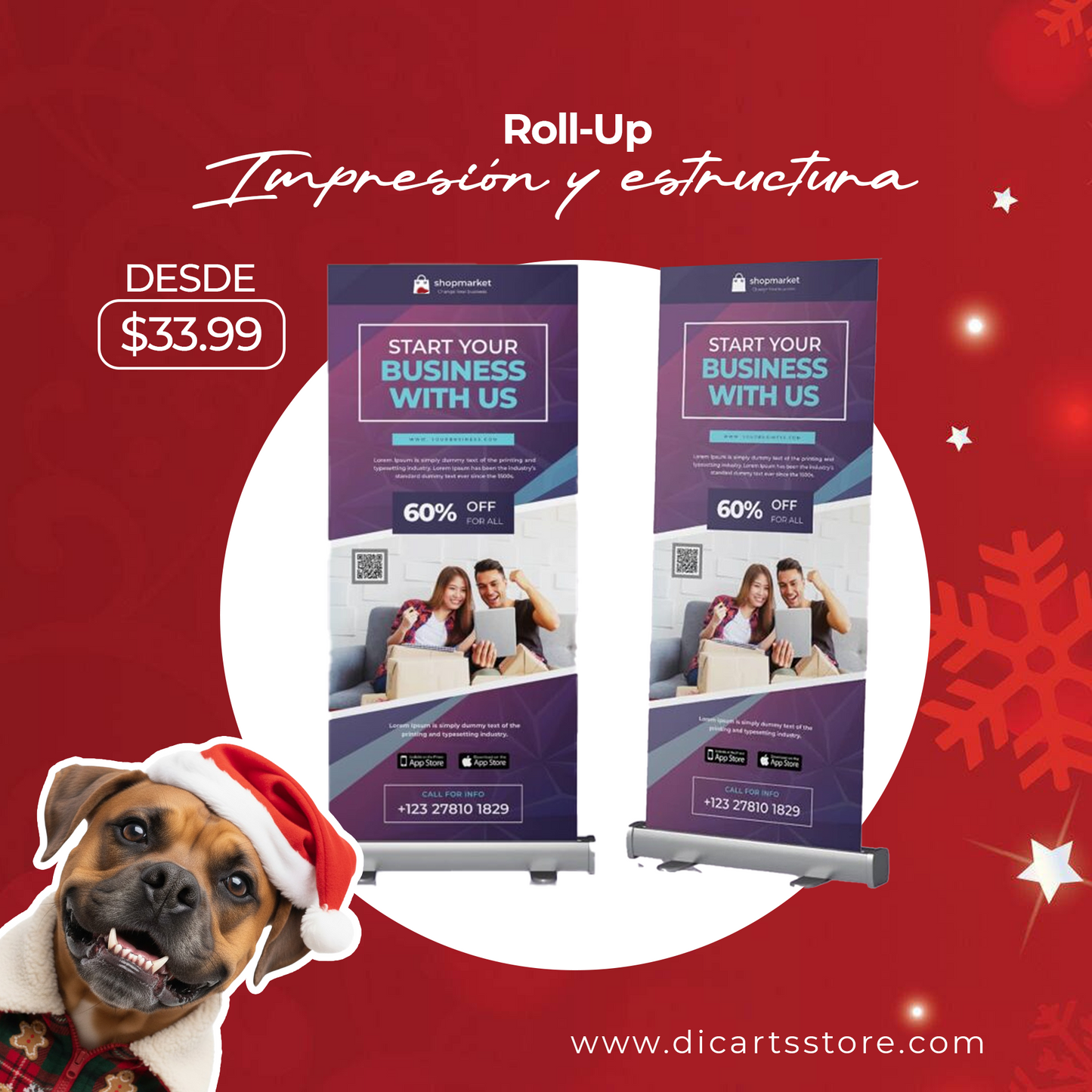 Impresión Banner + Roll-up