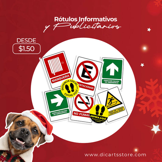 Rótulos Informativos y Publicitarios